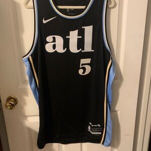 Nike Black Jersey with Blue and White Accents